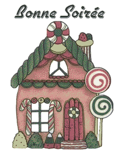 Gif animé bonne soirée maison